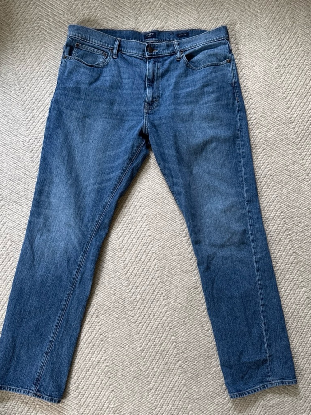 J Crew Factory Flex Straight Denim 38x32